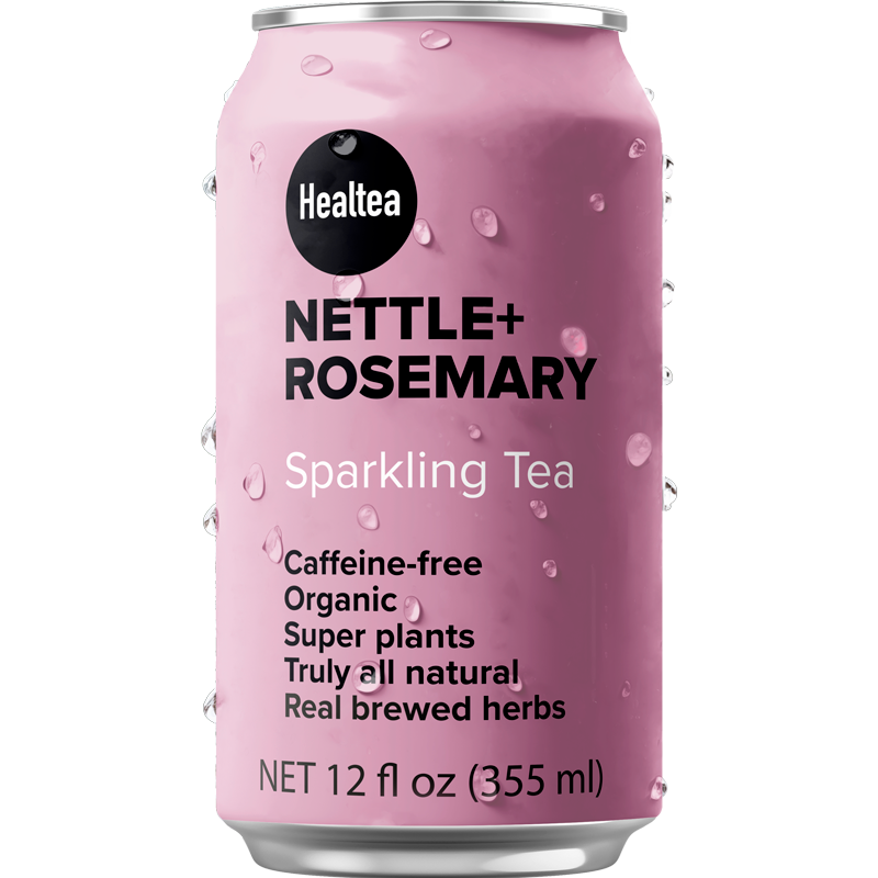 Nettle + Rosemary Sparkling Tea