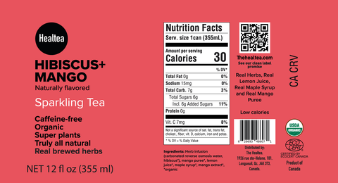 Hibiscus & Mango Sparkling Tea
